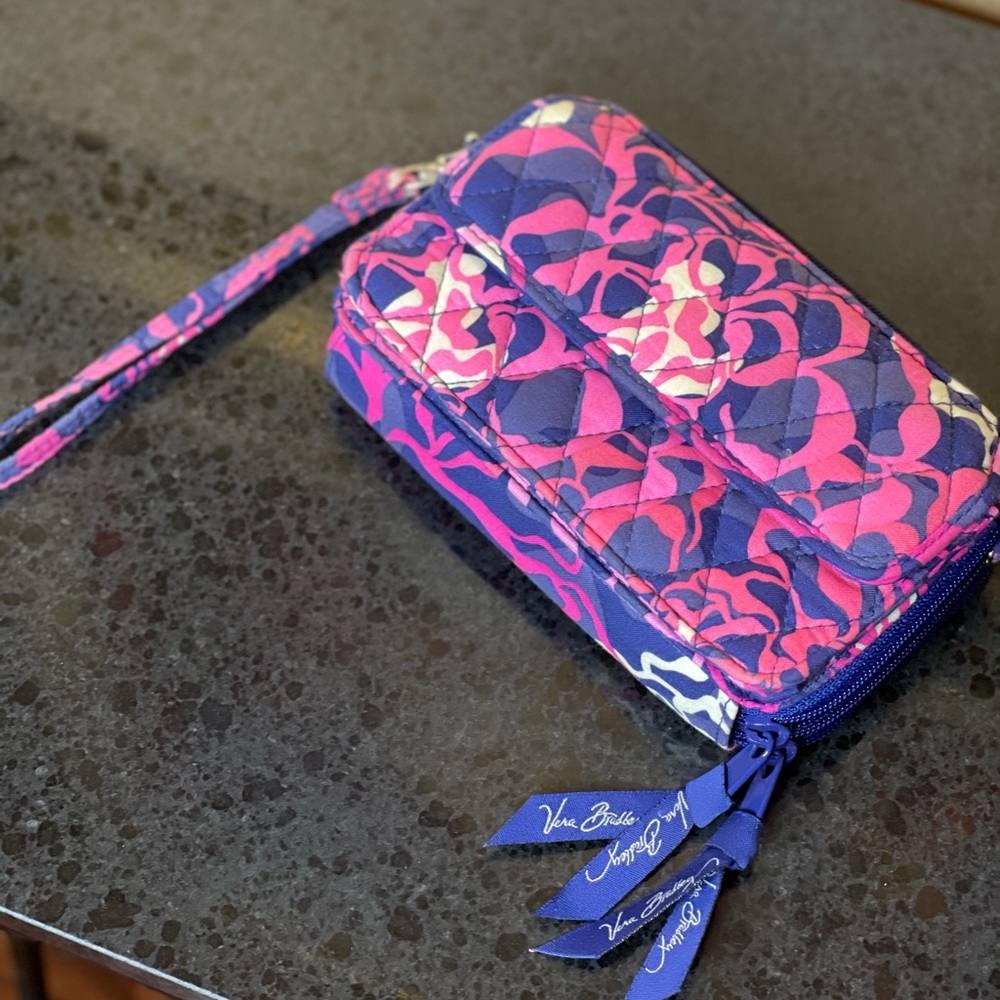 Katalina Pink Vera Bradley Wristlet